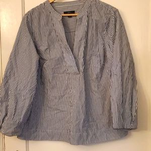 J.crew blouse. Hook and eye closure. XL. NWOT